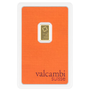 Valcambi 1 Gram .9999 Fine Gold Bar (In Assay)