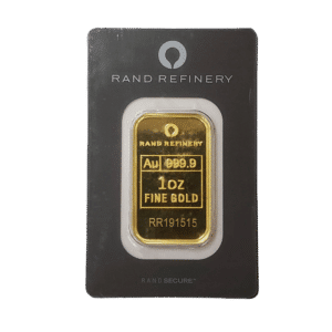 Rand Refinery １oz .9999 Fine Gold Bar (In Assay)