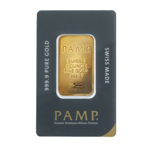 PAMP Suisse１oz .9999 Fine Gold Bar (In Assay)