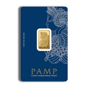 PAMP Fortuna 5 Gram .9999 Fine Gold Bar (In  Assay)