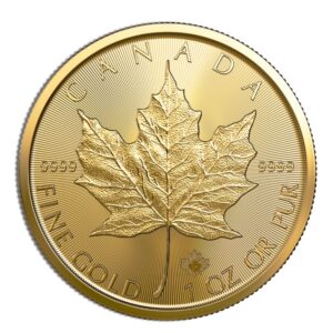 1 oz .9999 Gold Maple Leaf (Year Varies)