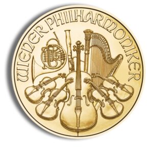 1 oz Austrian Philharmonic Gold Coin (Year Varies)