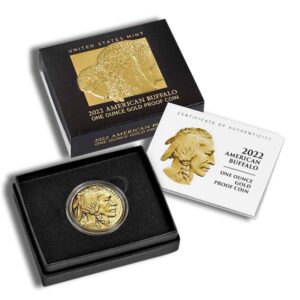 2022-W 1 oz Proof Gold Buffalo (w/Box & COA)