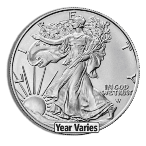1 oz Silver American Eagle - BU (Year Varies)