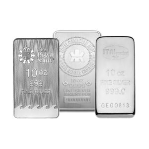 10 oz Silver Bar - Brand Varies