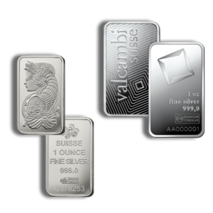 1 oz Silver Bar (Varied Condition, Any Mint)