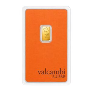 1/2 gram Gold Bar - Valcambi (In Assay)