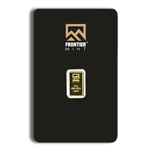 1/2 gram Gold Bar - Frontier Mint (In Assay)